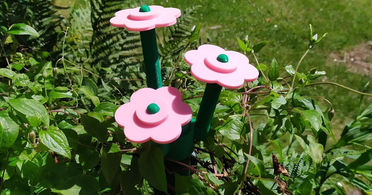 LEGO flower post cap by Seemomster | Download free STL model ...