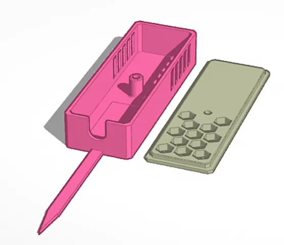 DHT 11 temperature and humidity sensor case for soil