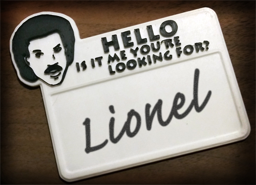 Hello Name tag