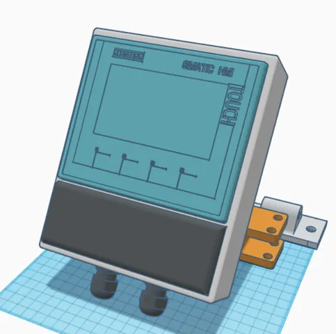 Siemens HMI KTP400 panel with reader