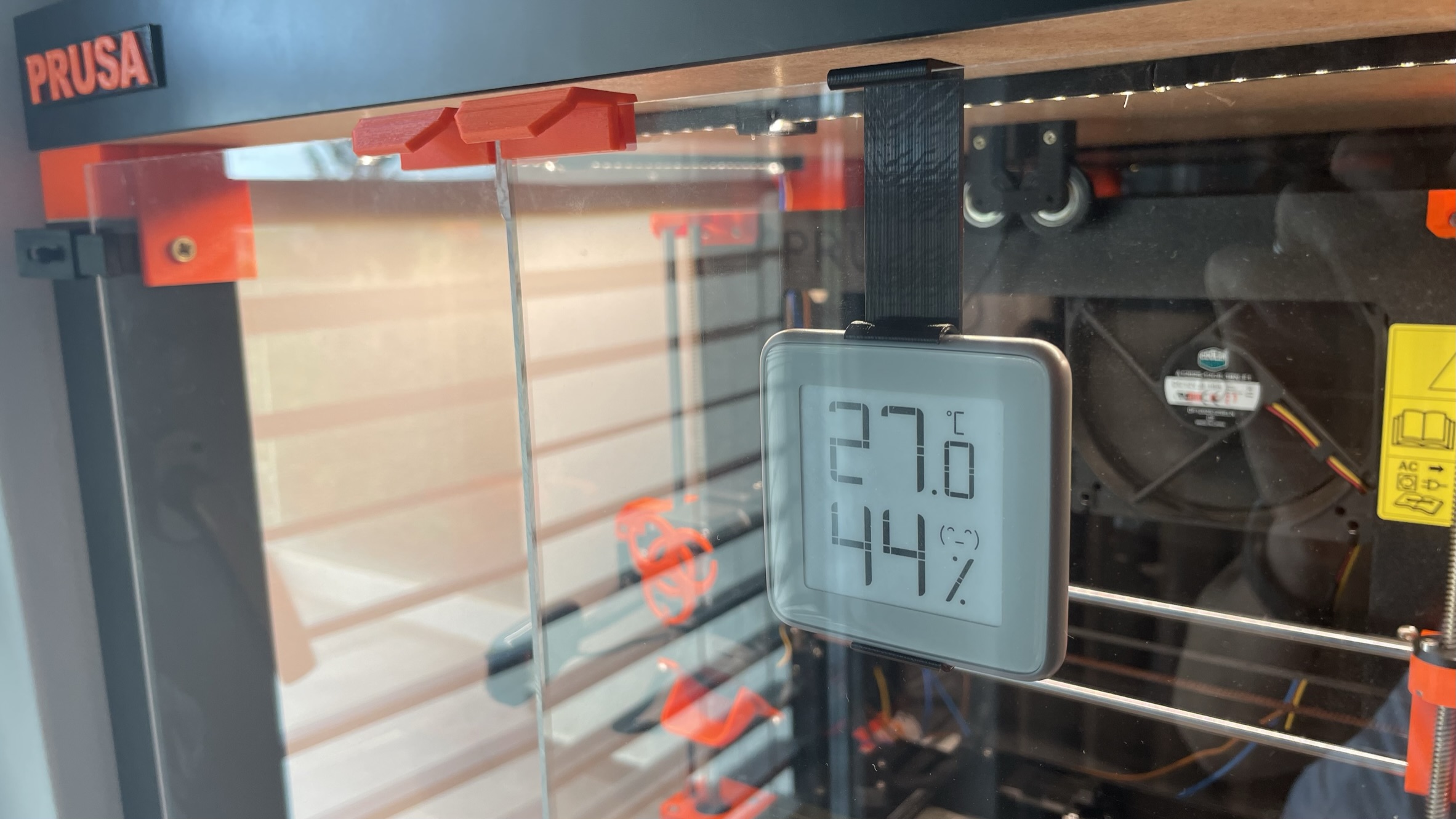 Xiaomi Mijia E-ink Temperature/Humidity Ikea Lack Enclosure Hanger