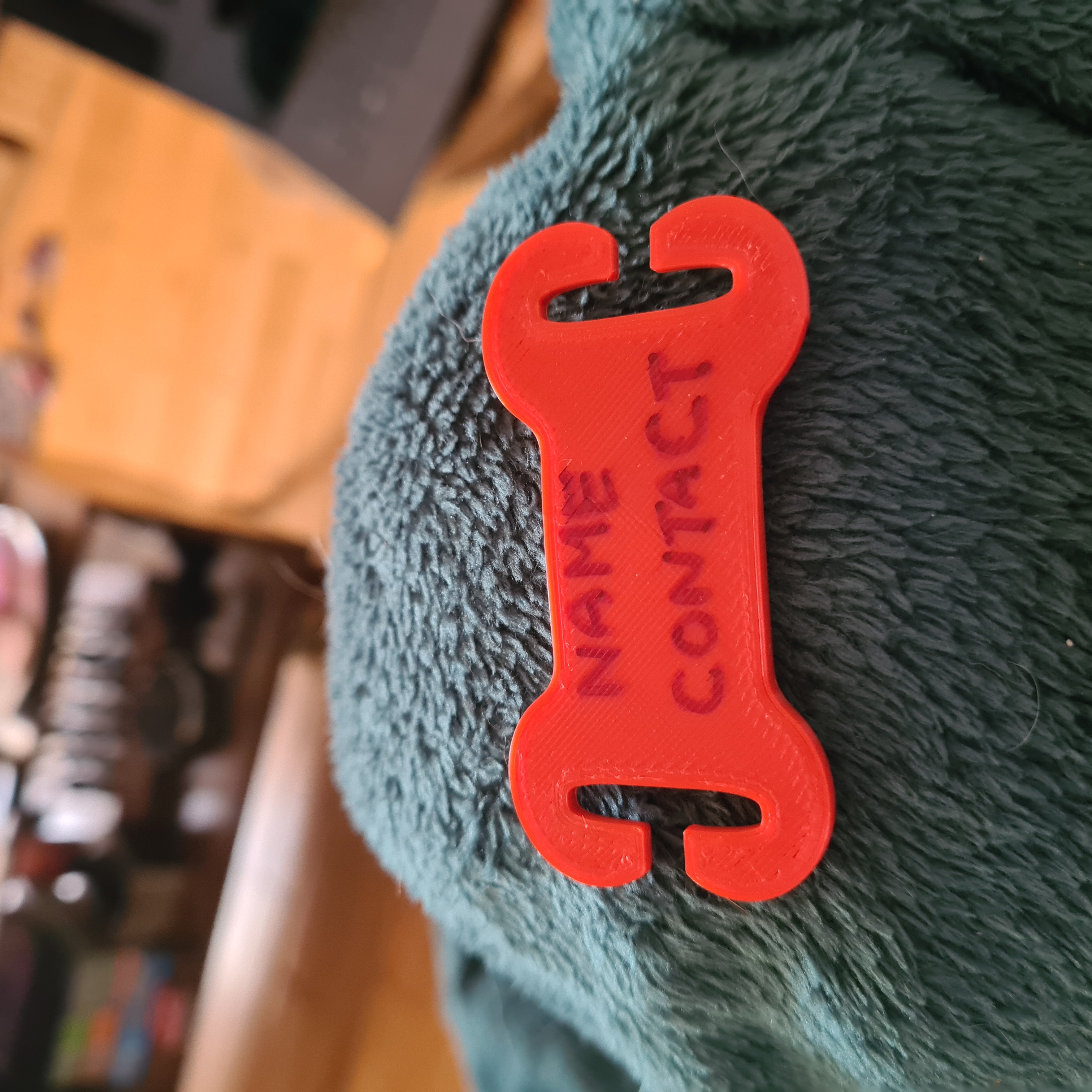 Dog Collar Name Tag By AmyMakes3D Download Free STL Model dog-collar-name-tag-by-amymakes3d-download-free-stl-model