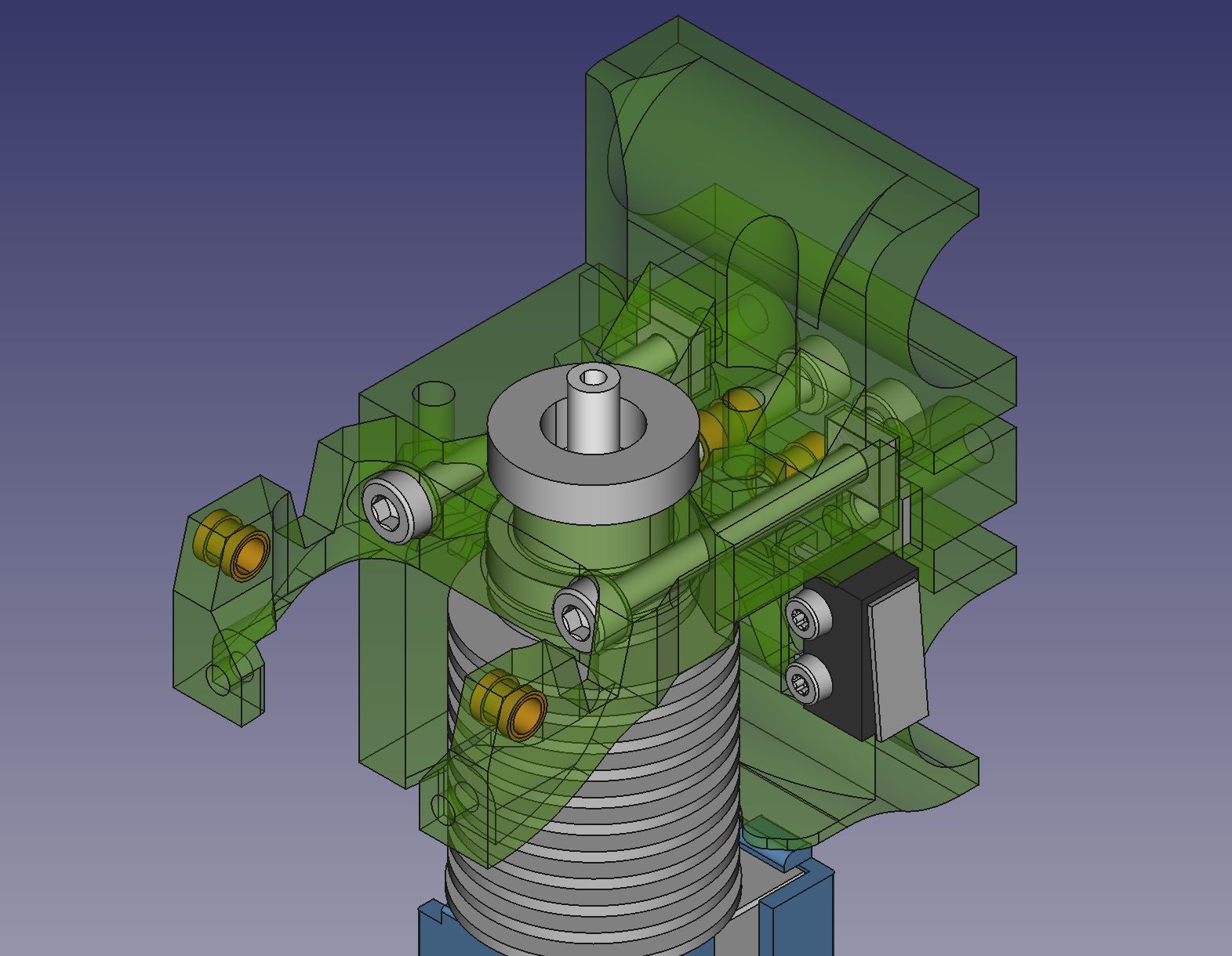 Jg Aurora A5 Printhead With E3d V6 Revo Six Hotend And Either Bowden Or 