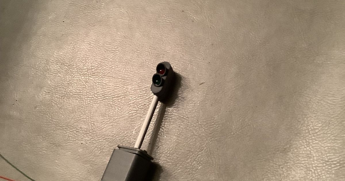 Model Railroad Switch Signal by BillV Download free STL model