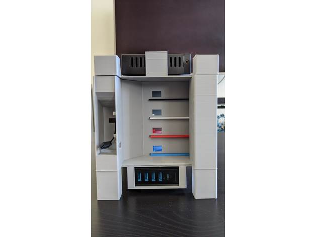 Miniatura 16 do modelo 3D Raspberry Pi Rack