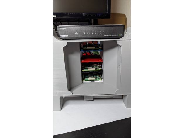 Miniatura 20 do modelo 3D Raspberry Pi Rack