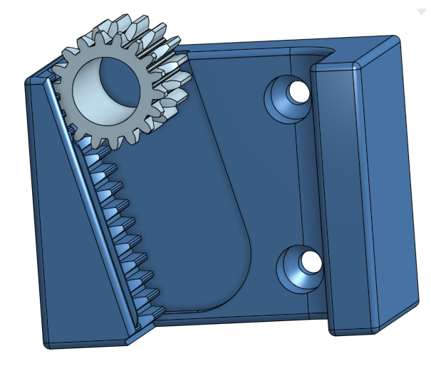 Gravity Broom Holder with Vertical Screw Holes