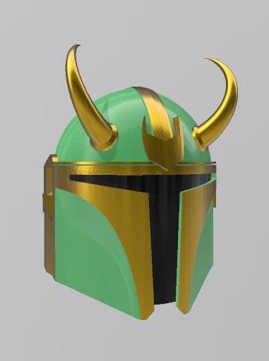 Another Loki Mandalorian Helmet