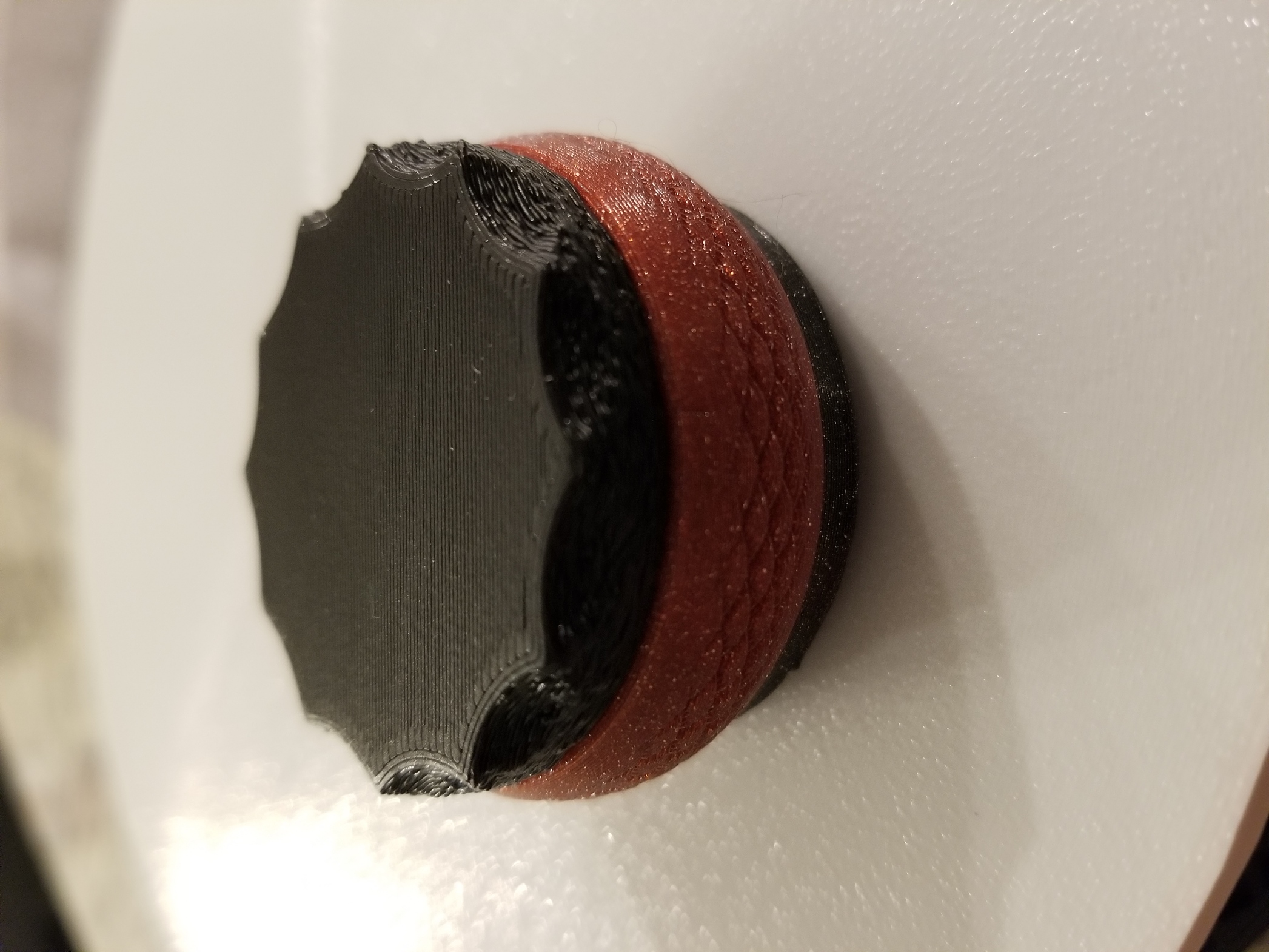 Knurled knob for Clicky Spinner