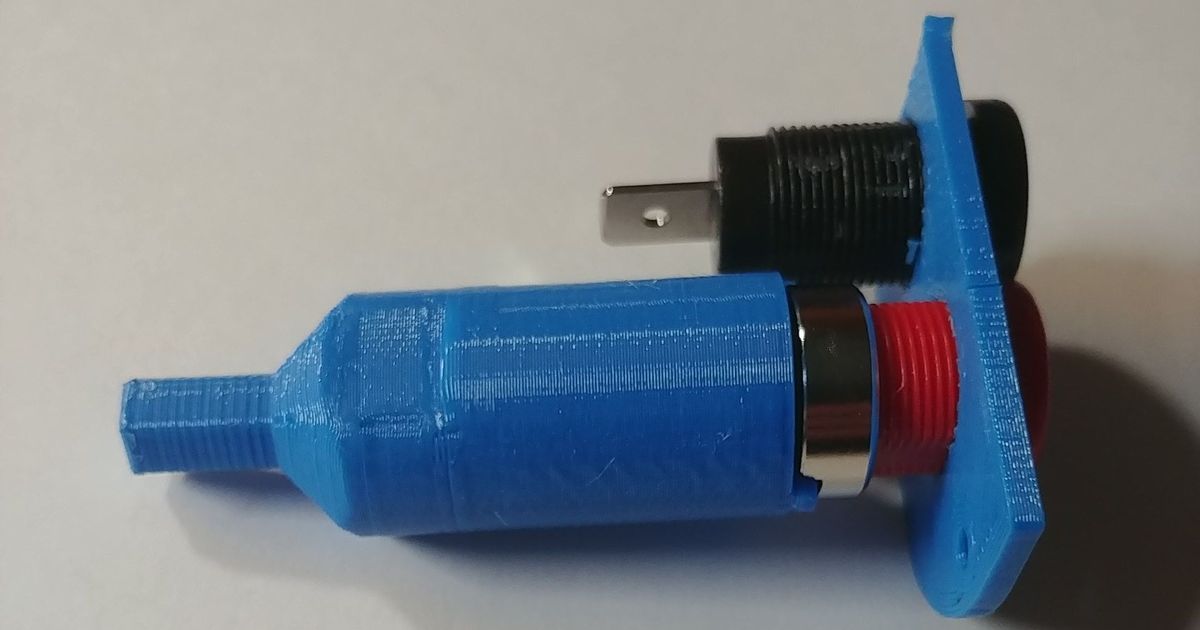 Shrouded banana jack installation tool by thm Download free STL model