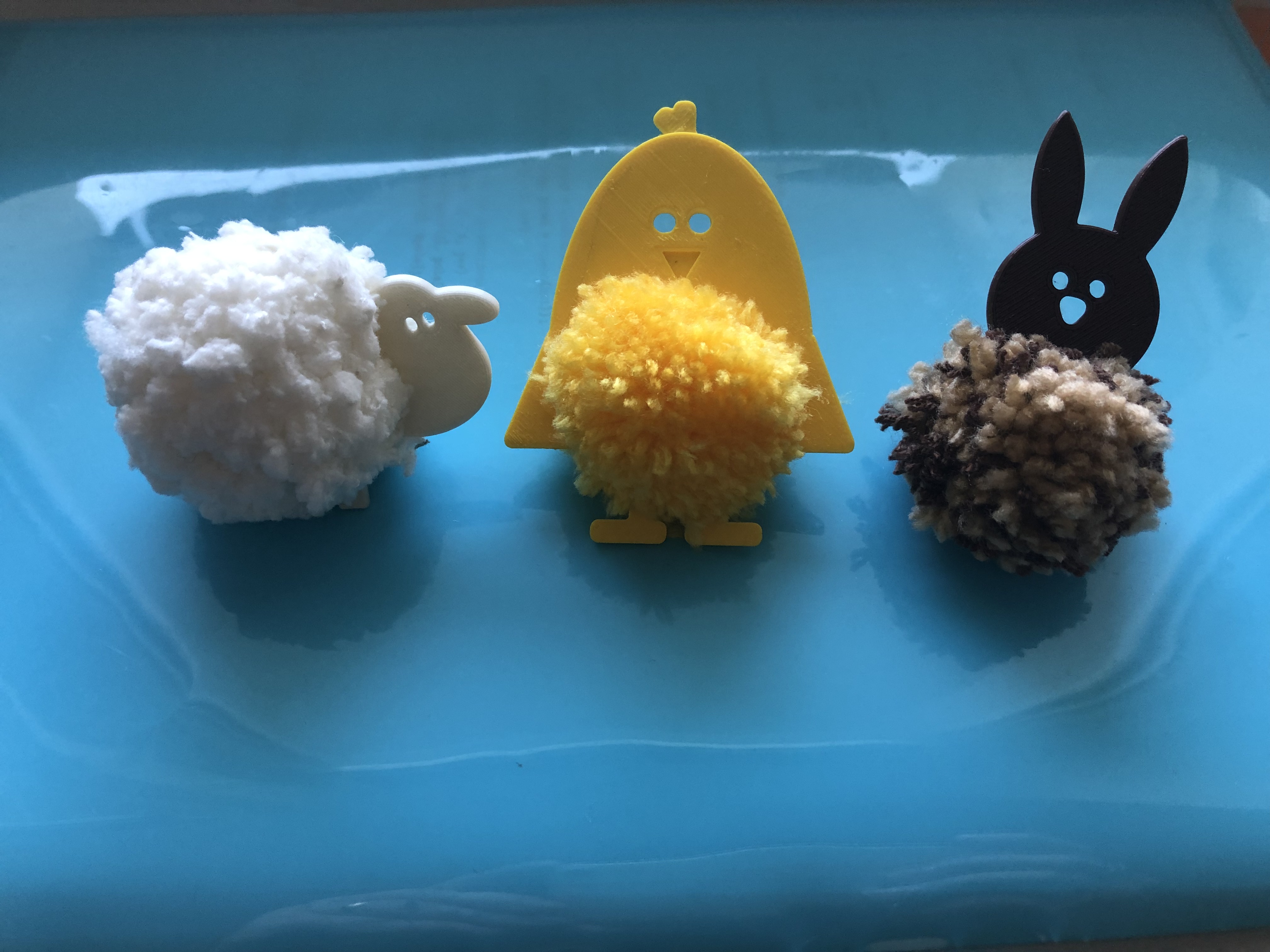 DIY Easter - Bunny, sheep, chicken