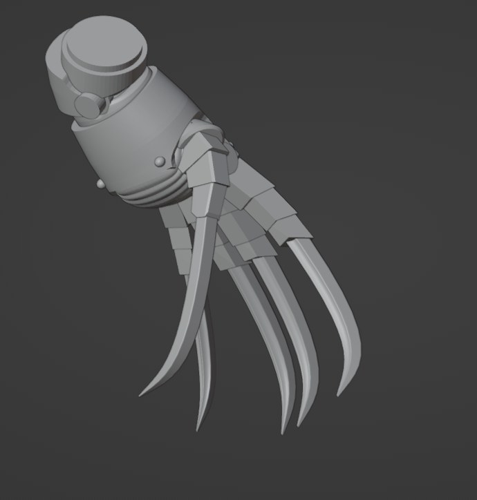 Claws for your bird men's upper feet