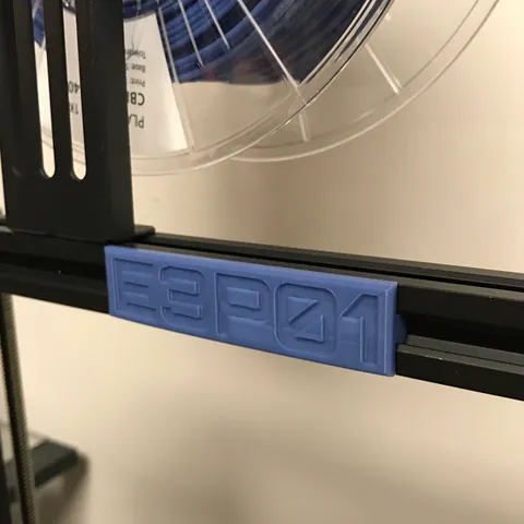 20x20 Extrusion Nameplate