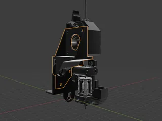 BMG Direct Drive Mount for Minimalist V6 - Ender 3