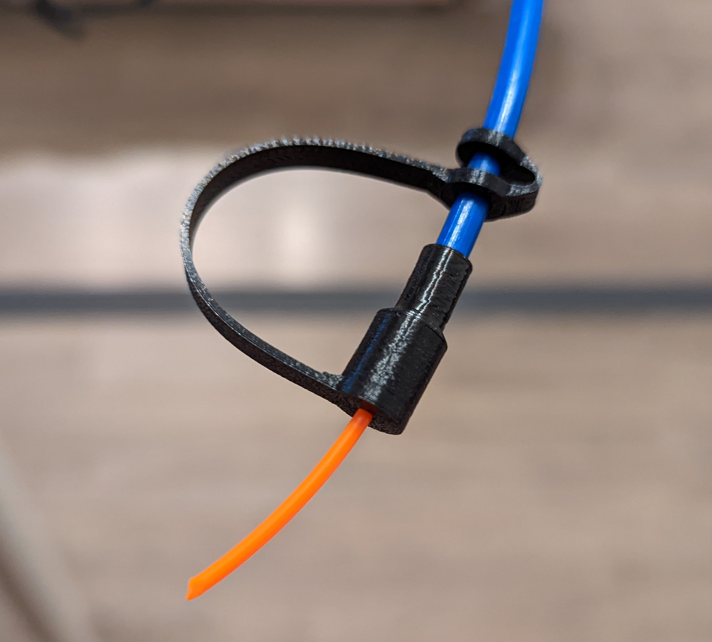 Flexible PTFE Tube Cap with clip