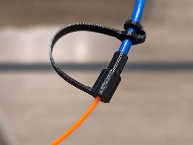 Flexible PTFE Tube Cap with clip