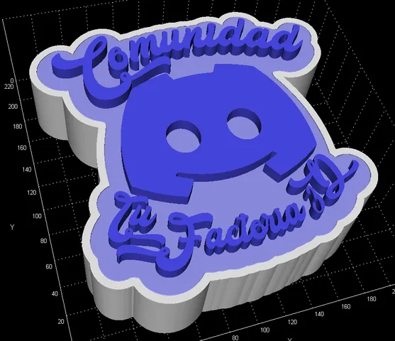 Lámpara LED - Comunidad Discord TuFactoria3d