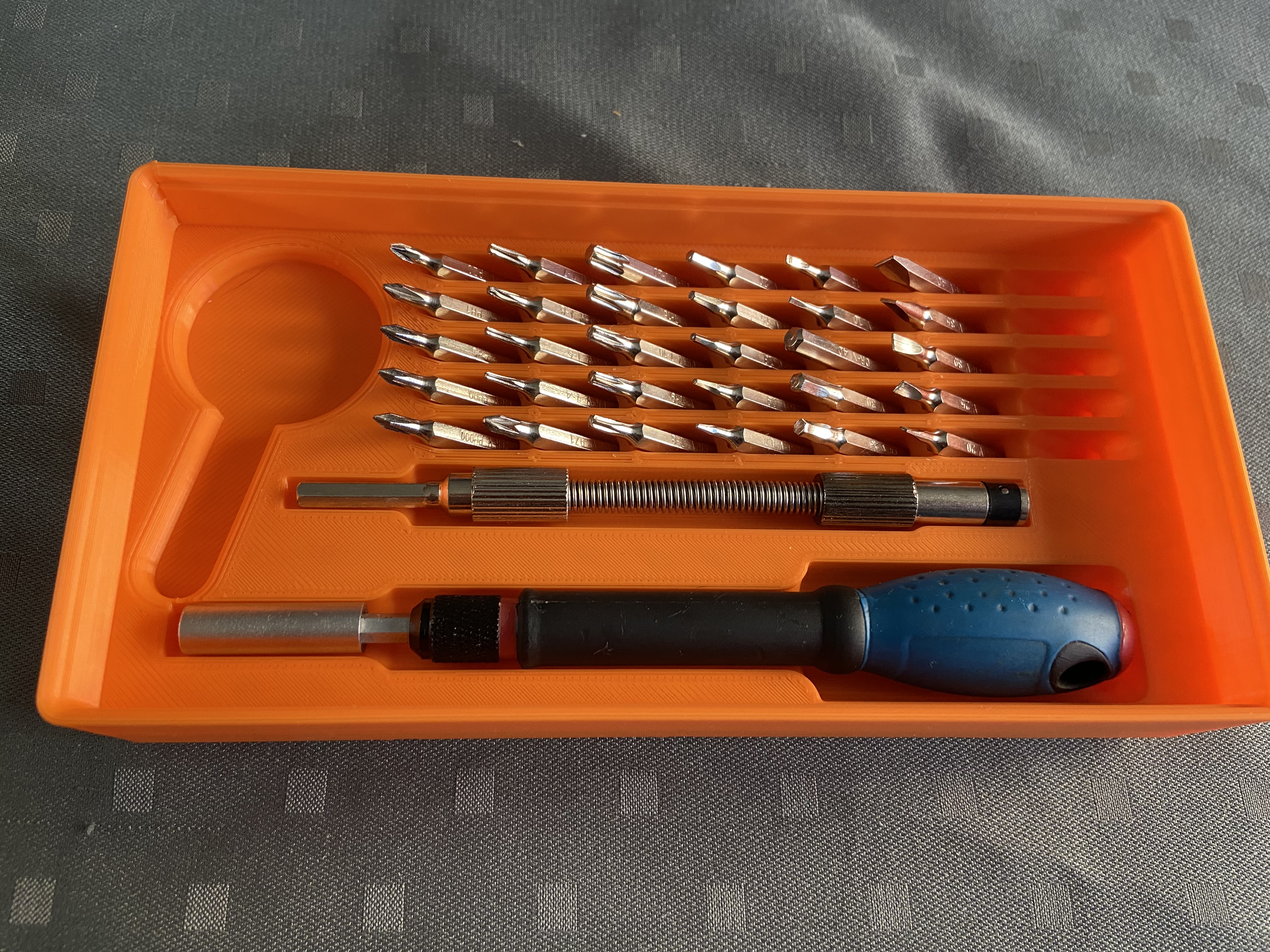 OWIM Lidl Screwdriver & 30 bit set #Gridfinity holder