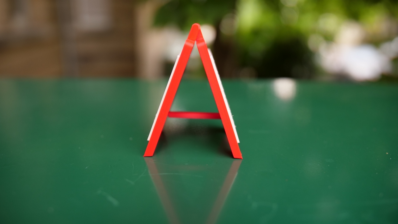 Miniatura 6 do modelo 3D Floor stand "Don't touch"