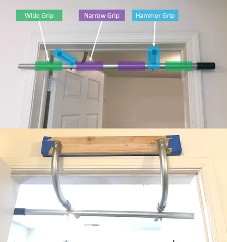 DIY Doorway Pull Up Bar Pieces Ninjaflex