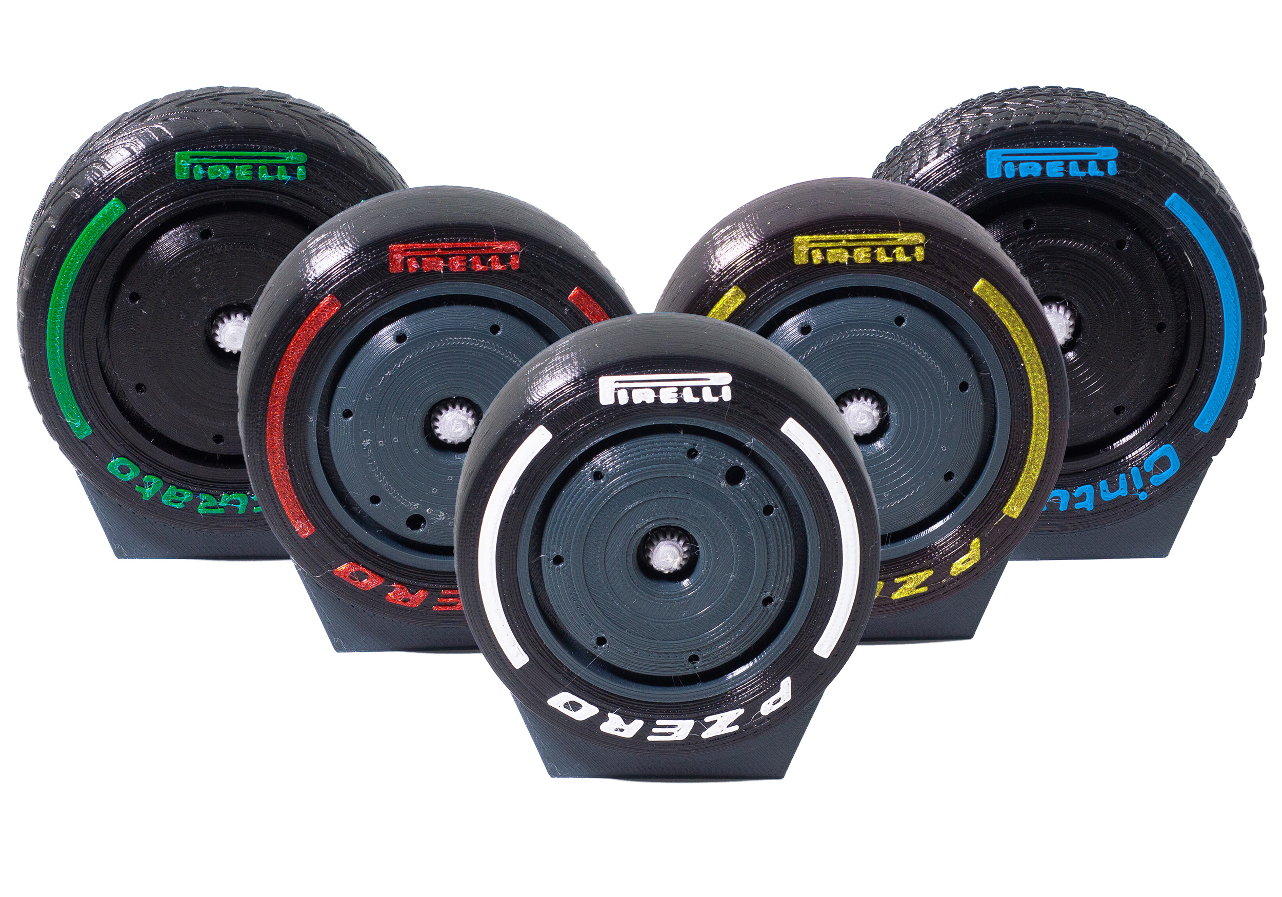 Formula 1 Pirelli tyre 18-inch aero wheels