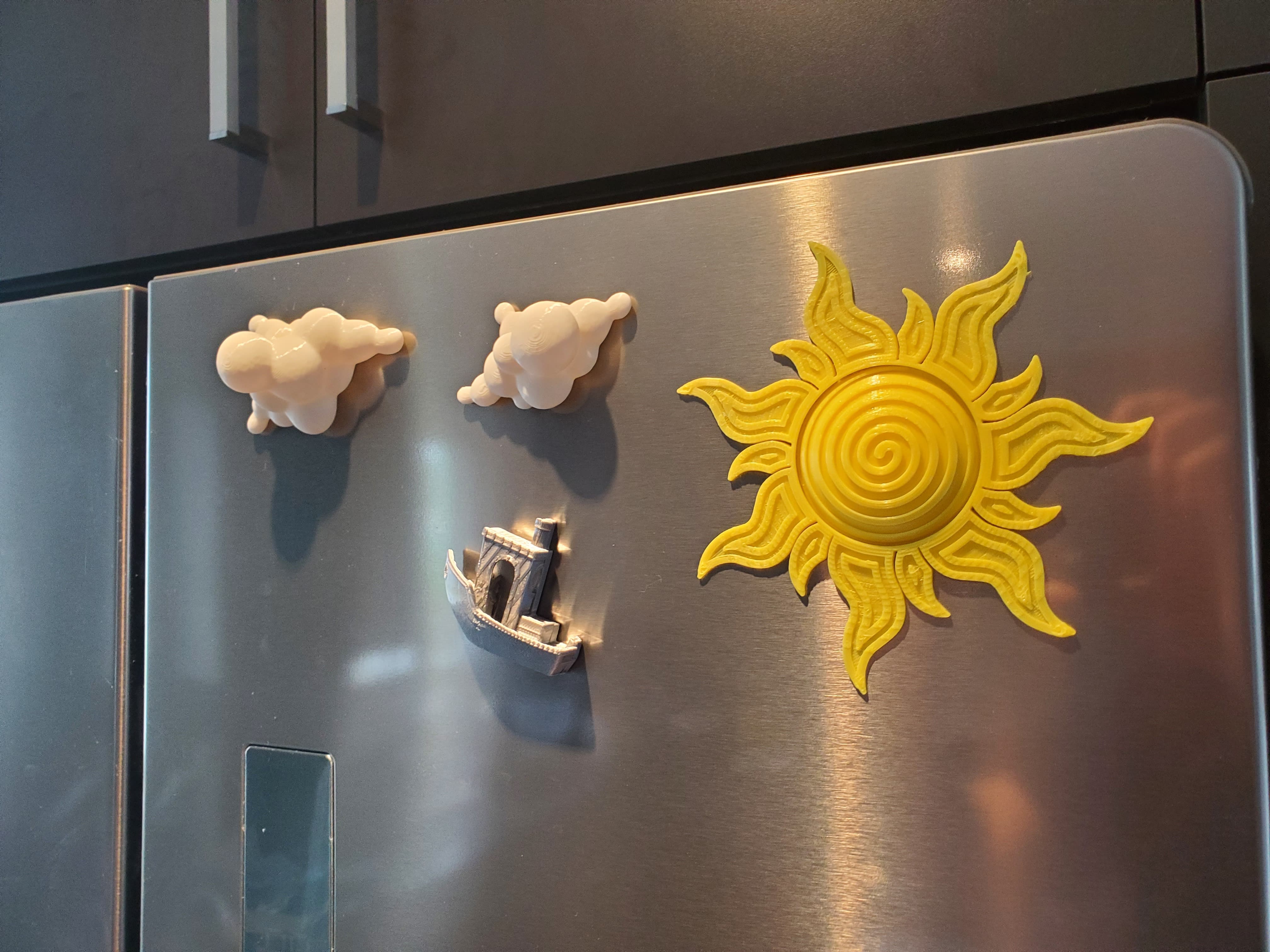 Miniatura 4 do modelo 3D Cloud fridge magnets