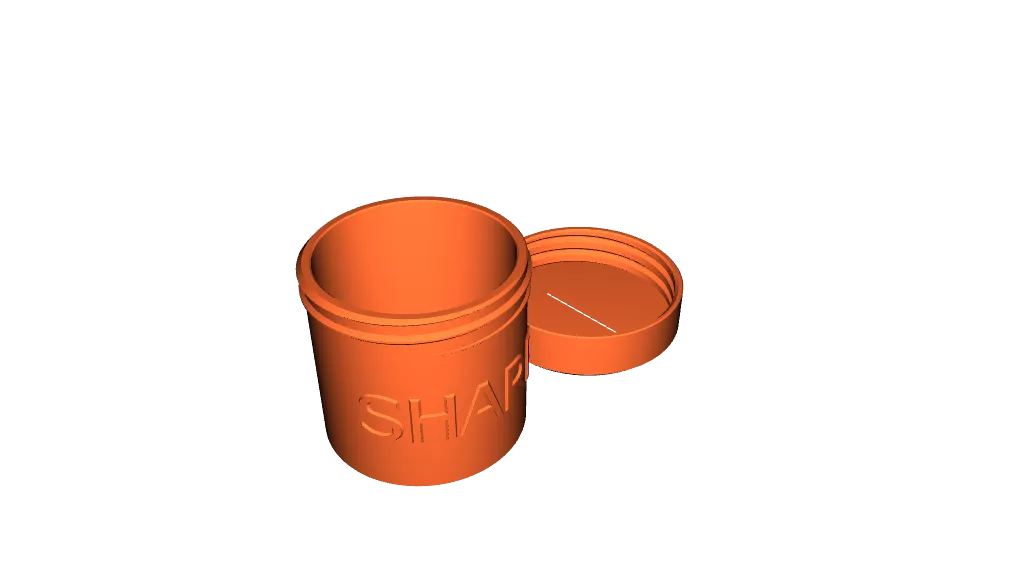 SHARPS DISPOSAL CONTAINER by biketiger | Download free STL model ...