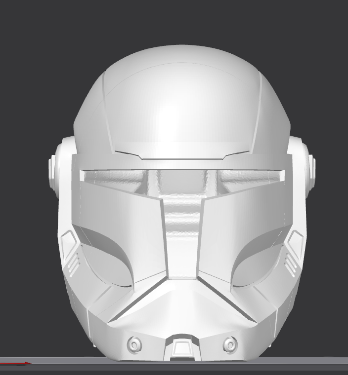 SW Republic Commando helmet REMIX - Assembled