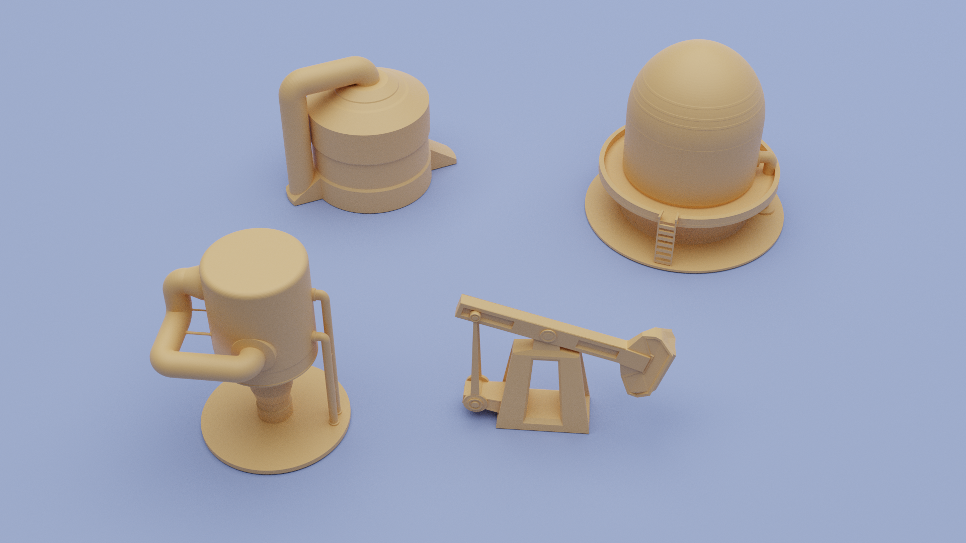 Tanks and Pumps Sci-Fi Terrain