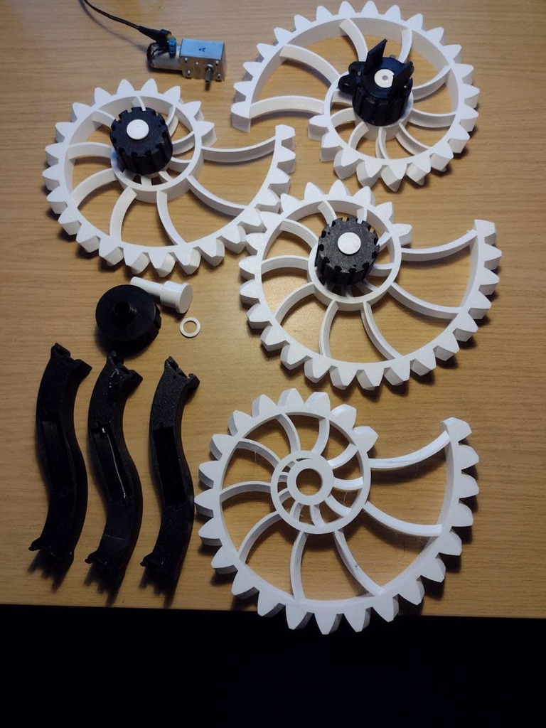 Nautilus gears sculpture by Jürgen Weigert Download free STL model