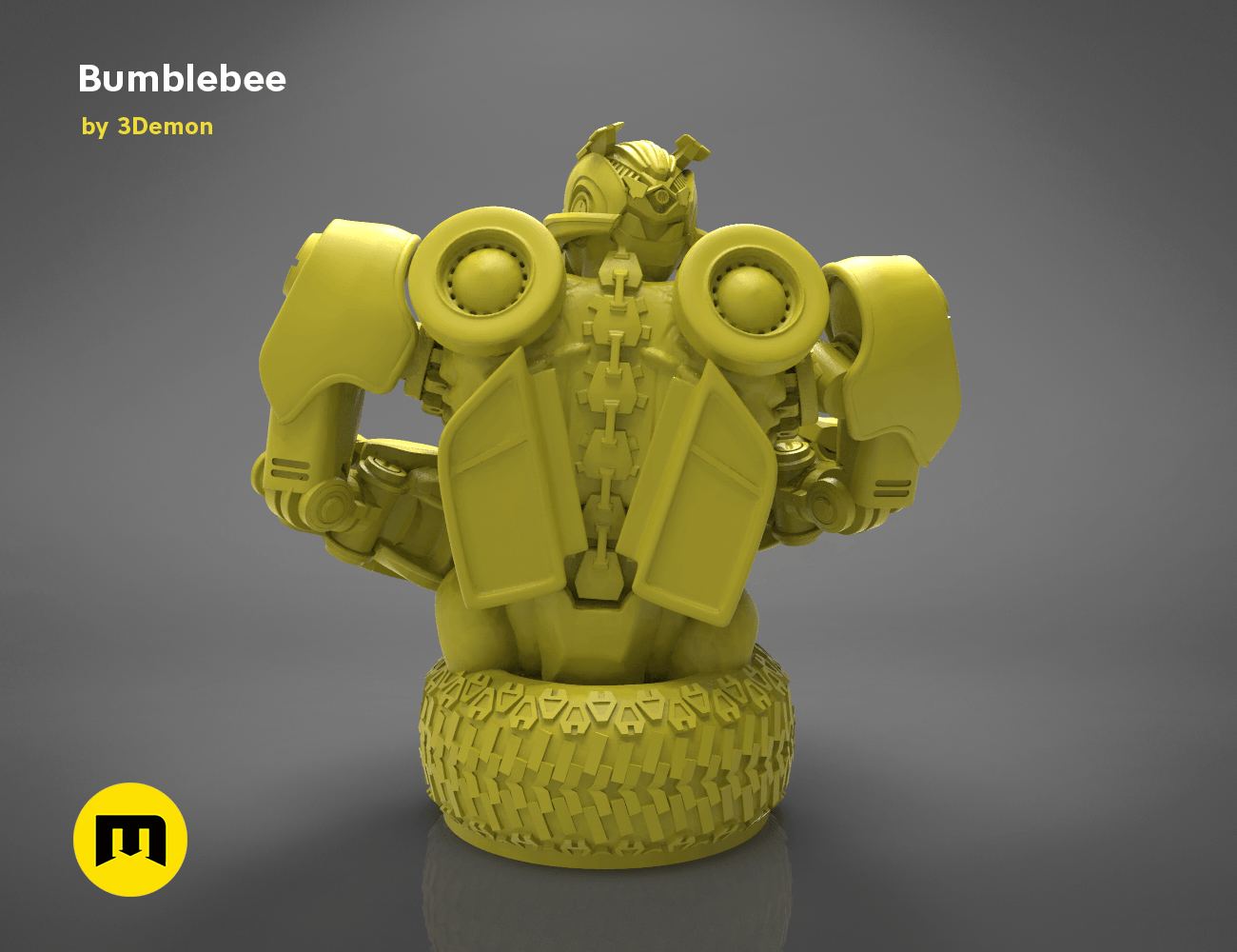 Bumblebee bust — thumbnail 14