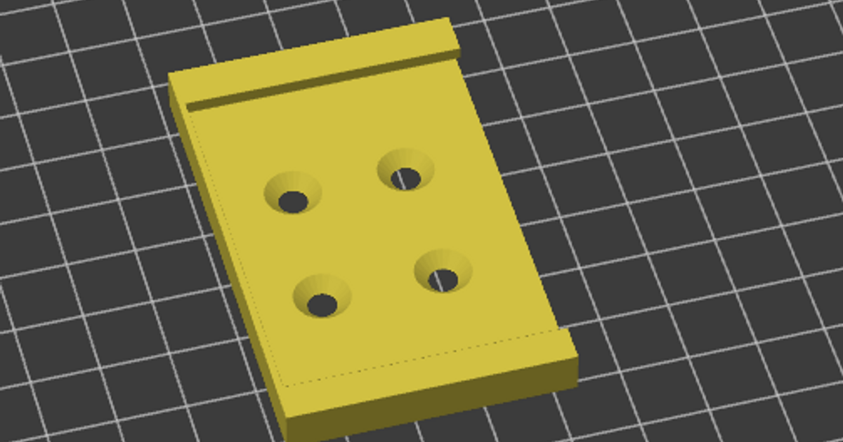 Attachment base xcarriage COREXY by ogdhekne Download free STL