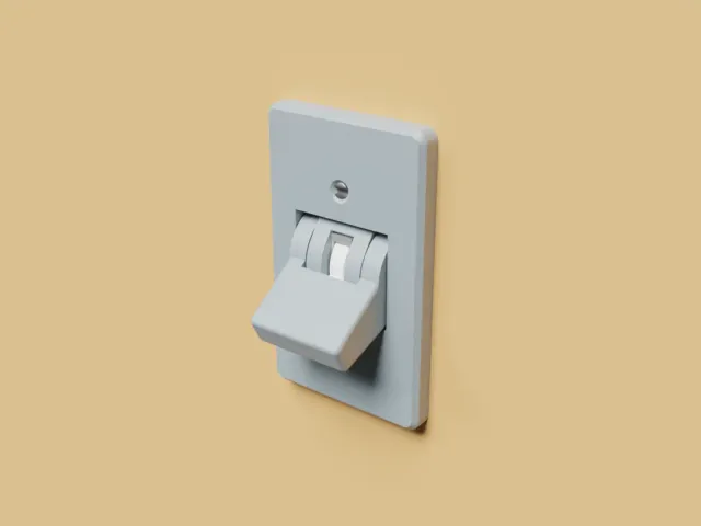 Oversized Light Switch