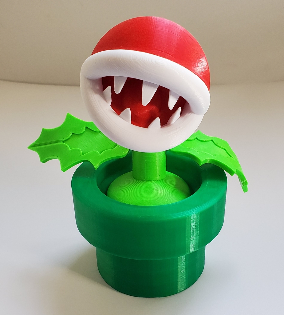 Piranha Plant (Mario) by Dom360 | Download free STL model | Printables.com