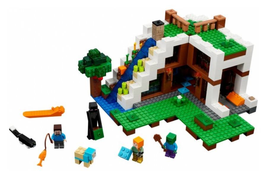 The Waterfall Base Minecraft Set (21134-1)