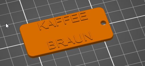 filament sample coffee brown