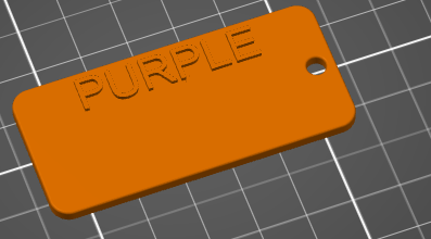 filament sample purple