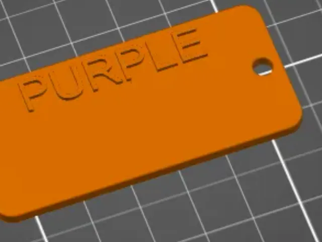 filament sample purple