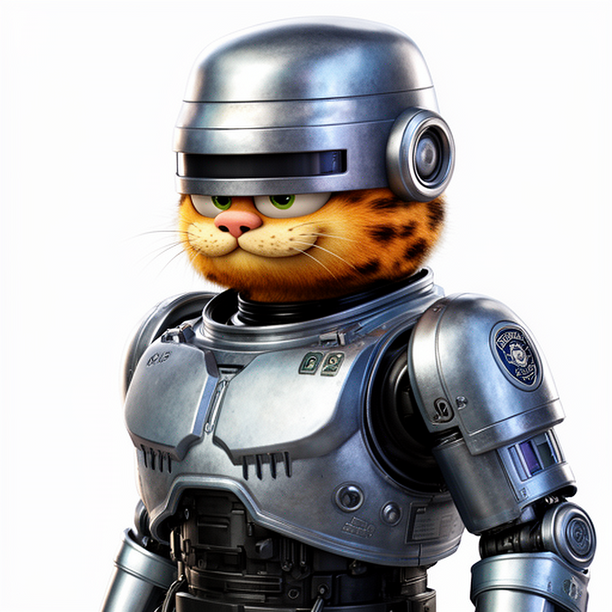 Garfield RoboCop Ring Figure