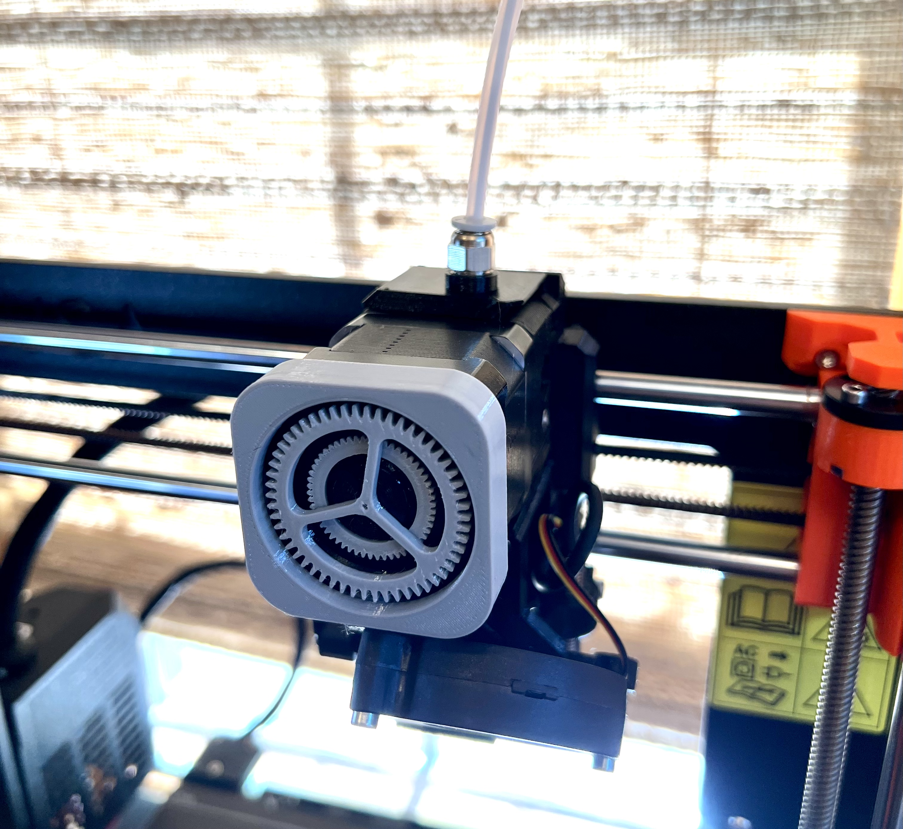 MK3S+ Reverse Bowden Filament Sensor Cover (PC4-M10) 3D model thumbnail