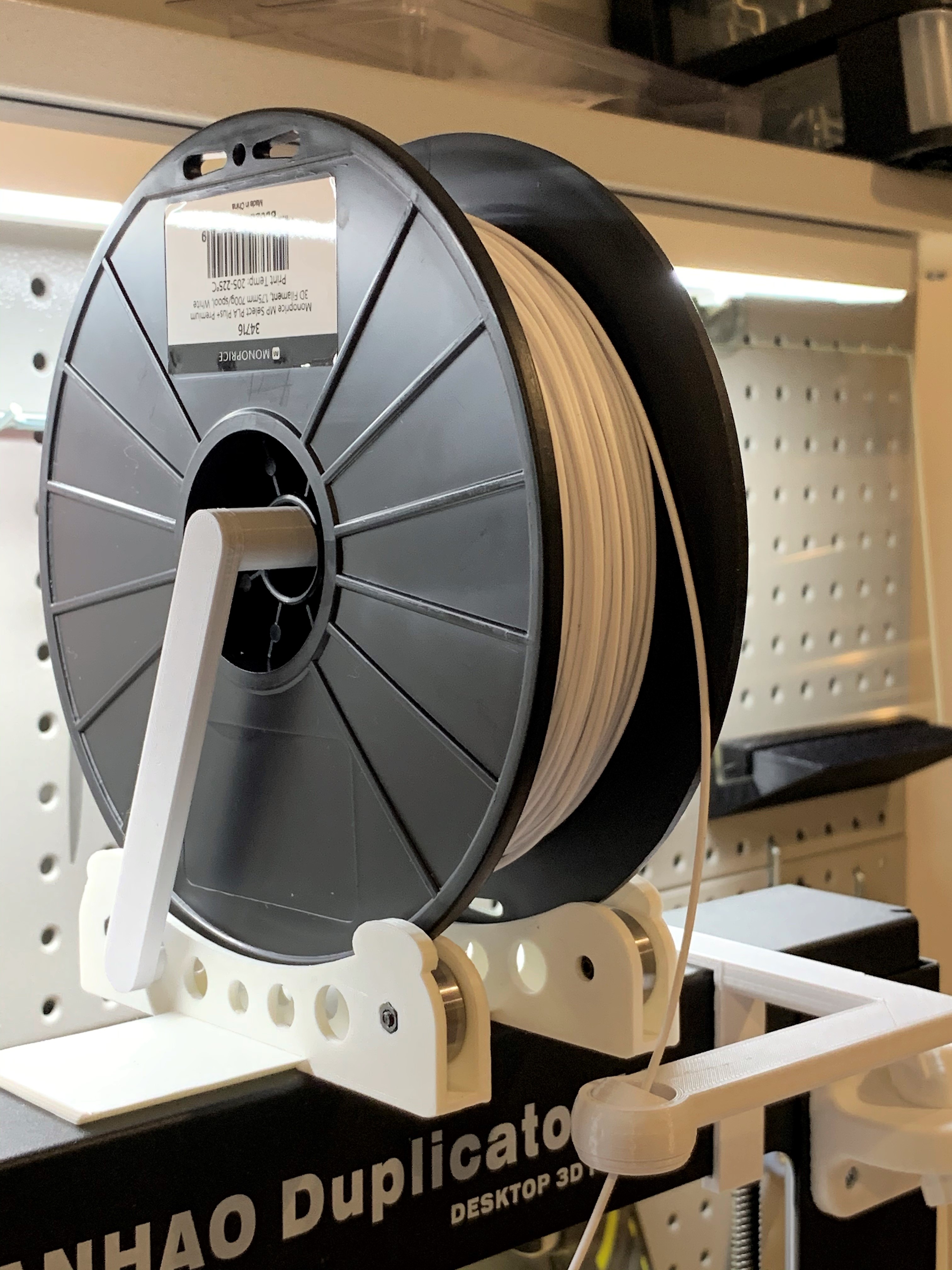 TUSH2 Spool Holder and Filament Guide for Wanhao Di3
