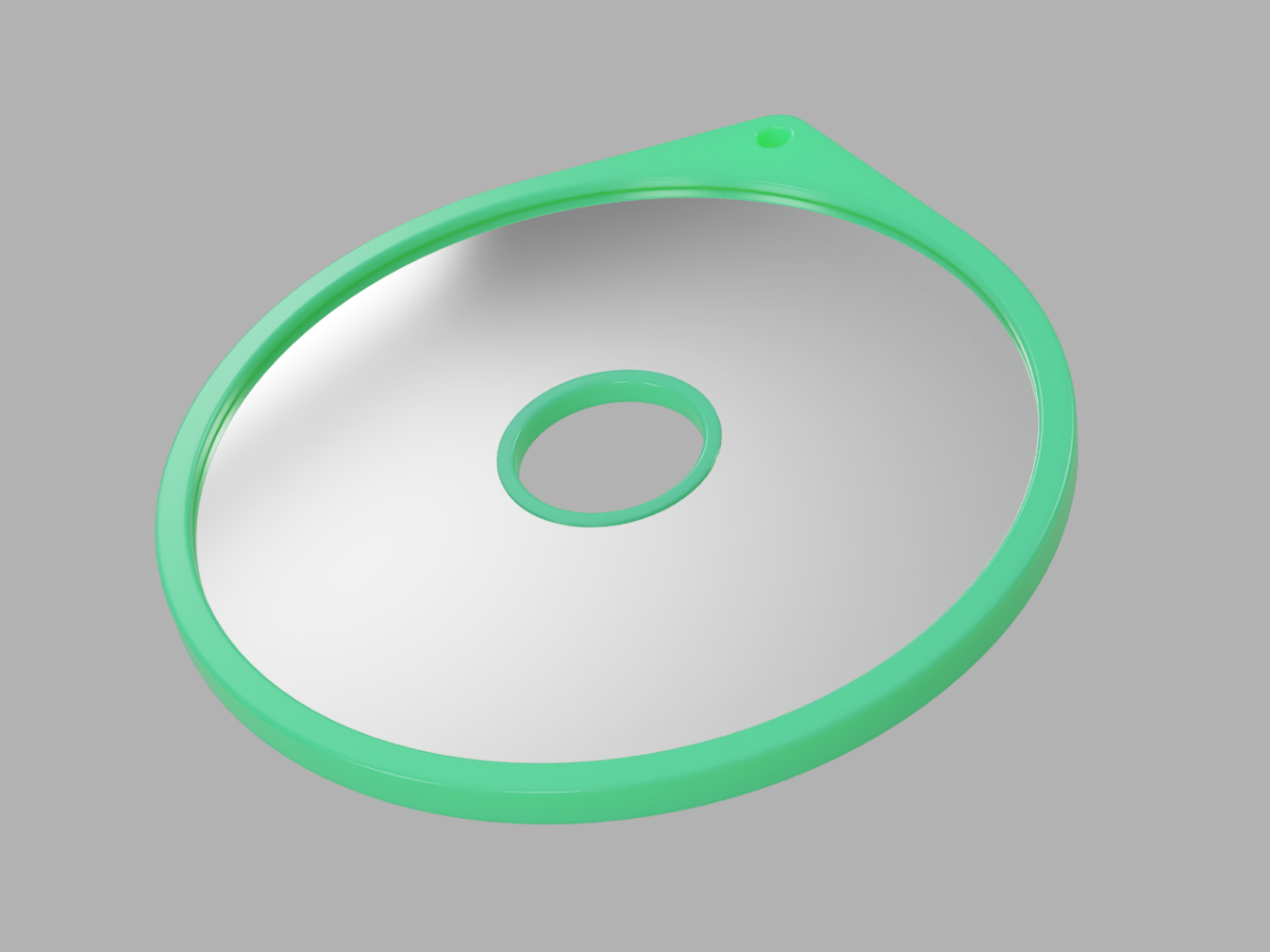 Hard disk drive platter mirror by kimframes download free stl model
