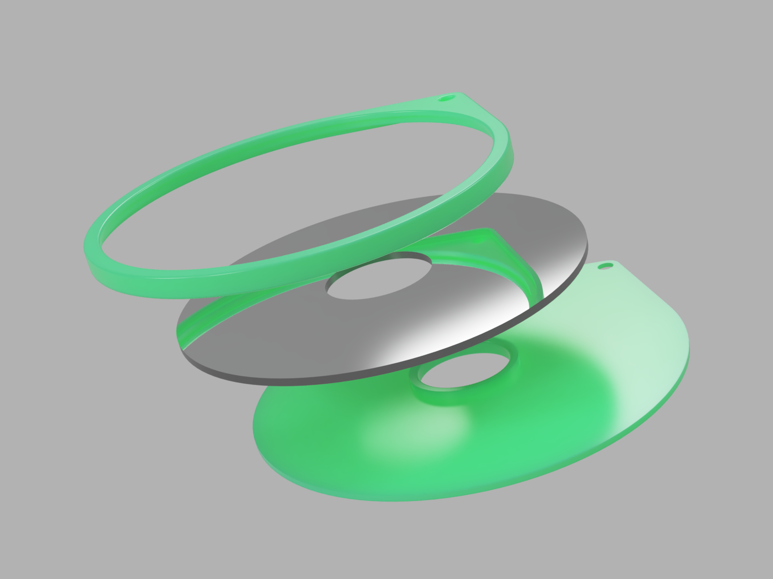 Hard disk drive platter mirror by kimframes download free stl model