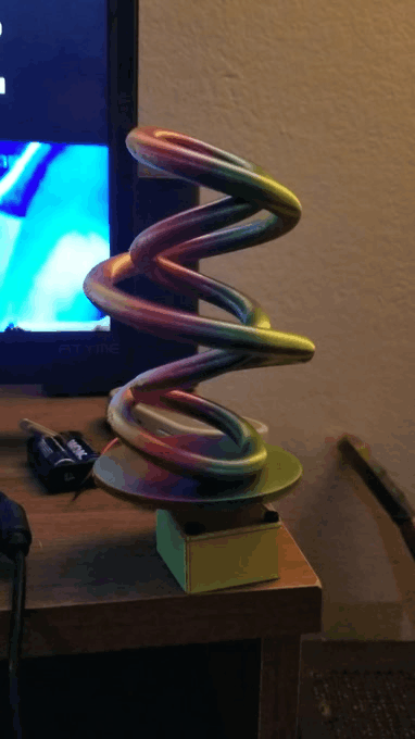 Spiral sculpture - Remix with base
