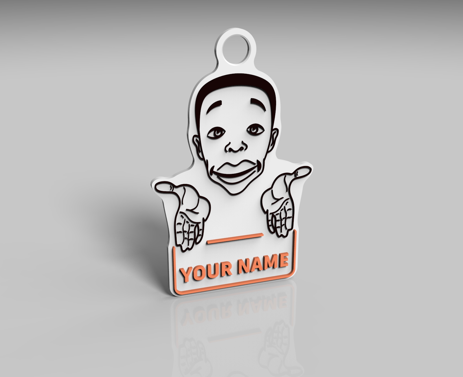 Khaby lame (Name Tage) by 3DP MAMSIH Download free STL model Khaby lame (Name Tage) by 3DP MAMSIH Download free STL model