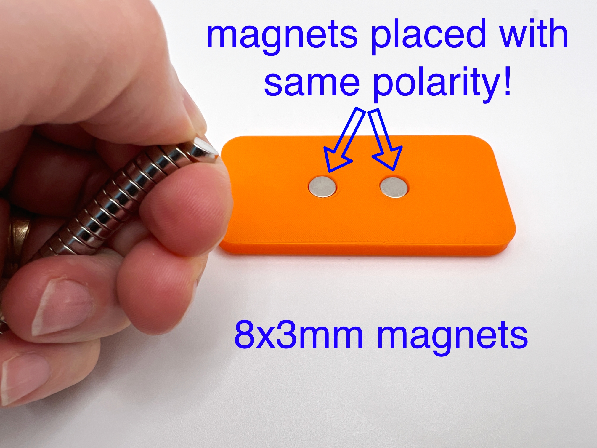 Customizable magnetic name tags with pronunciation by twisty 3d prints