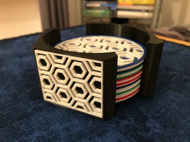 Hexagon Coaster Set - Alternative Holder