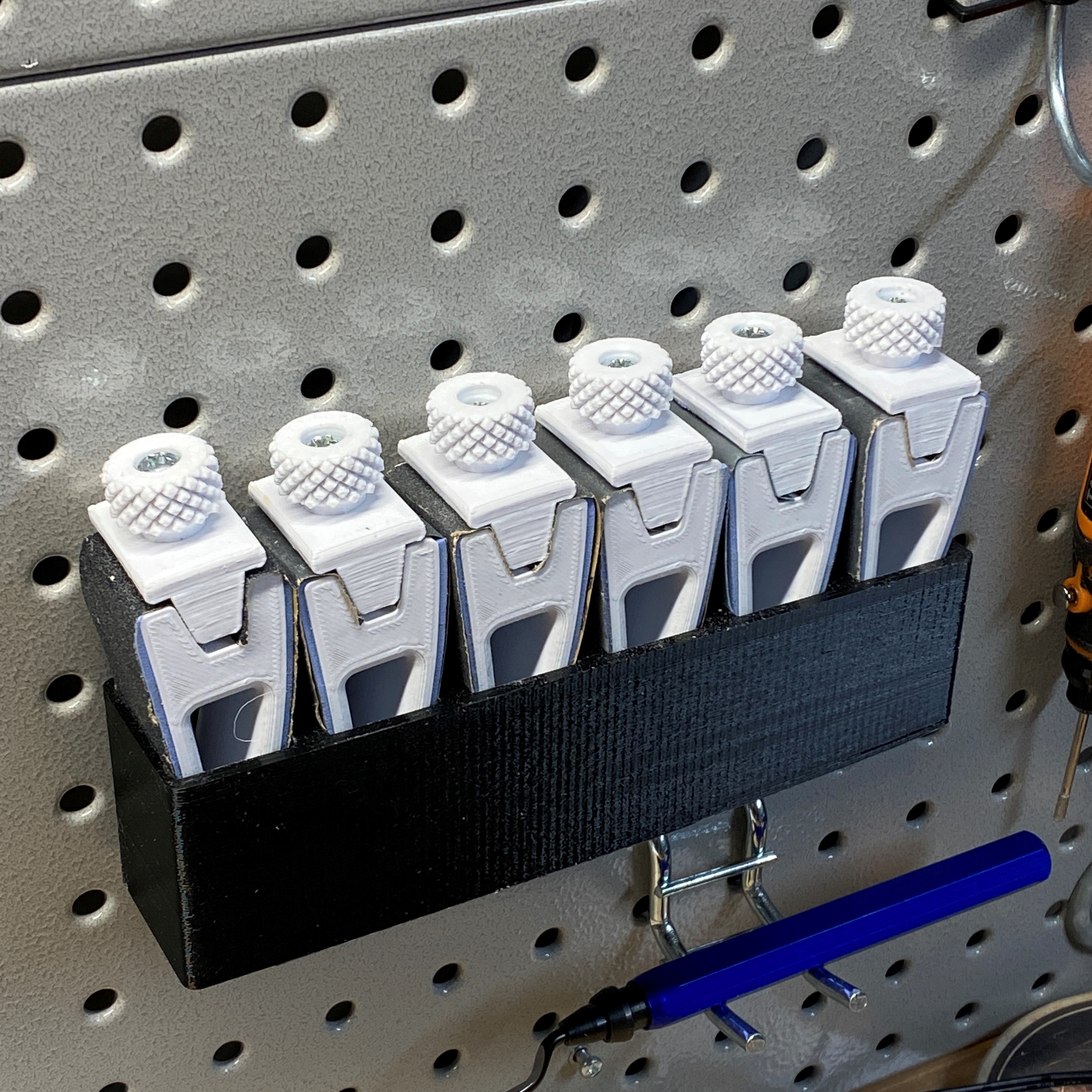 Pegboard Holder for Mini Sanding Wedges