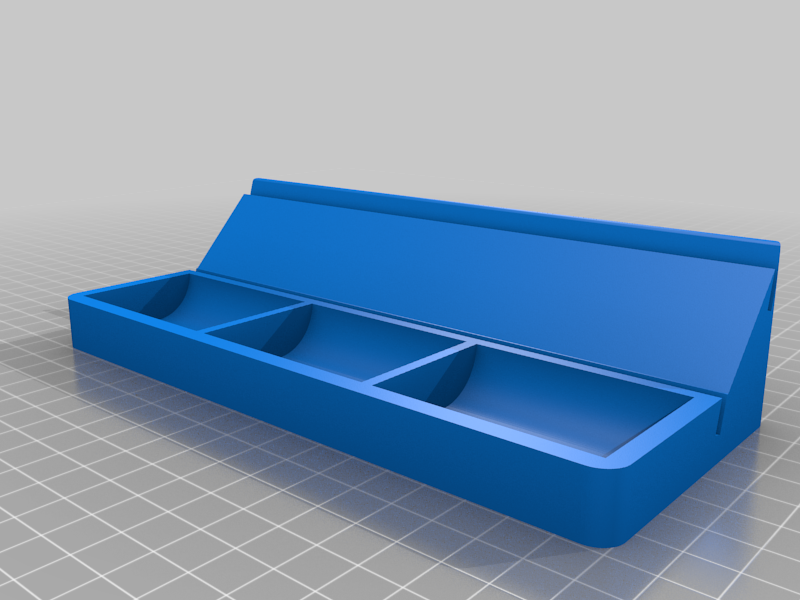 Miniatura 2 do modelo 3D Playing Cards and Bits Holder