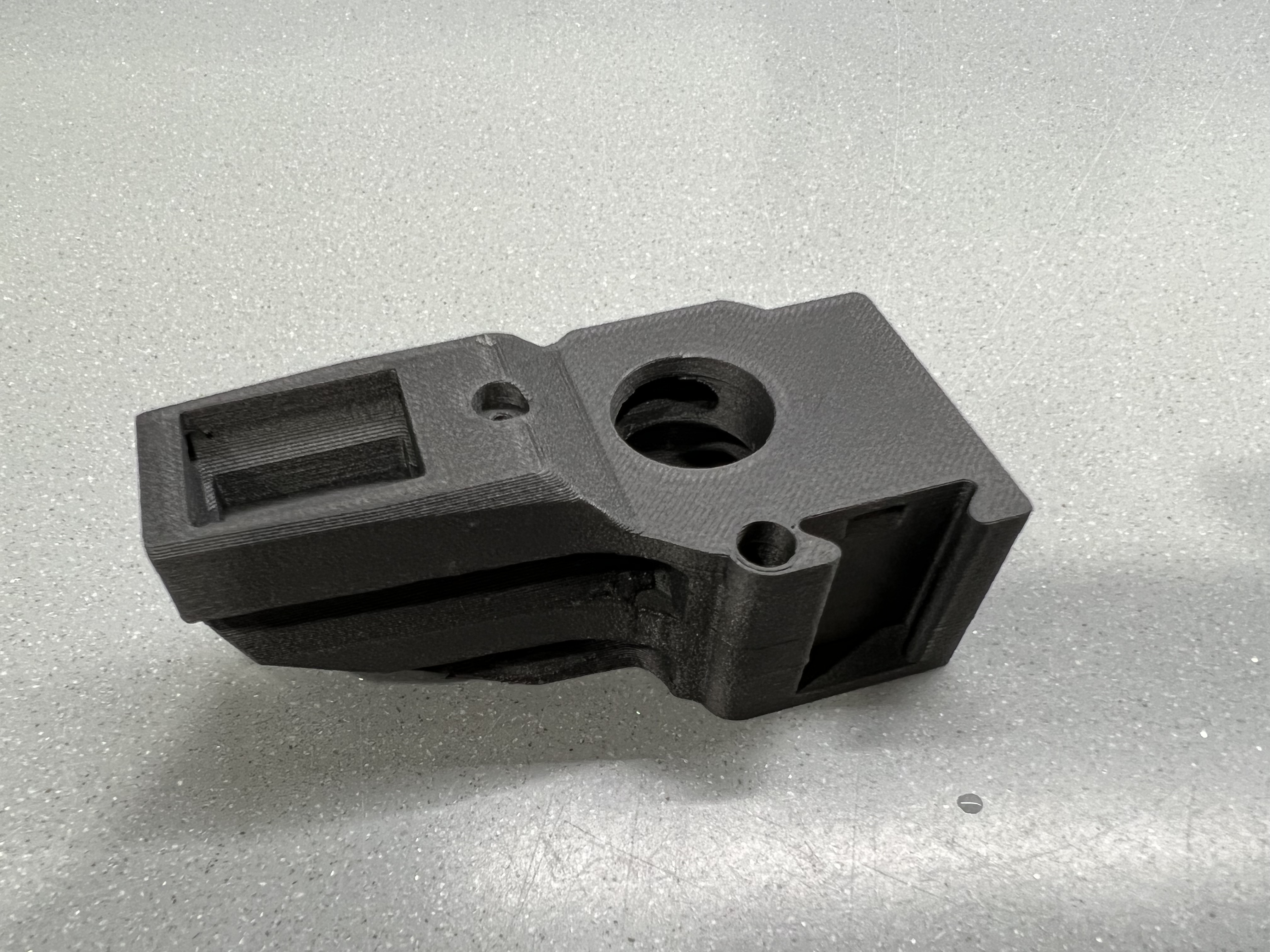Rear ballscrew arm with cable clip for Vcore 3